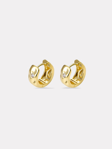Sparkle Huggie - Petite Hoop Earrings