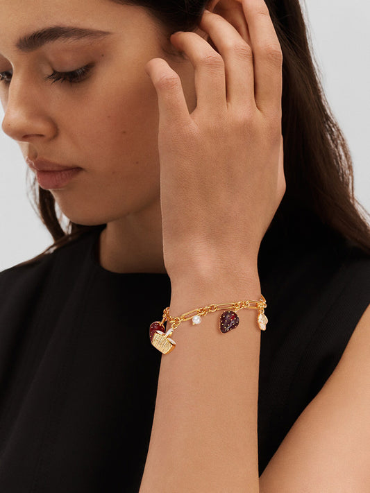 Fine Classic  Chain Charm Bracelet
