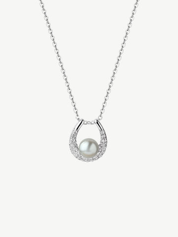 Silver Arc Necklace