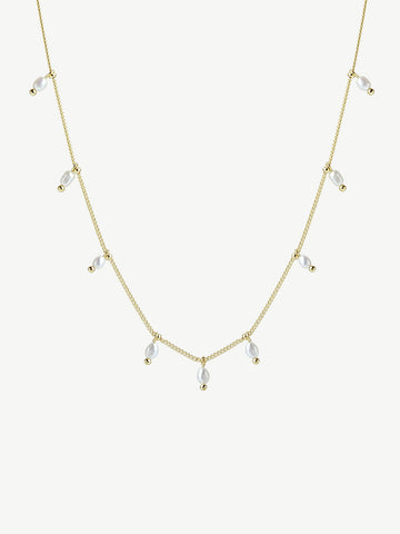 Star Talk Beaded Tassel Necklace