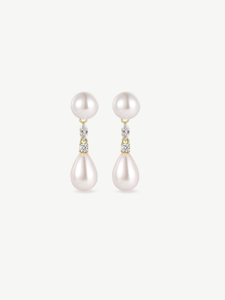Water Drop Beaded Earrings