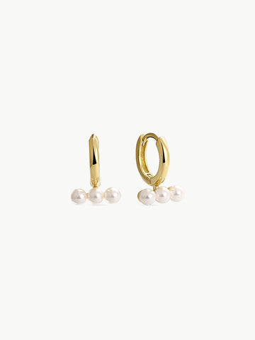 Bead Ring Dancing Earrings
