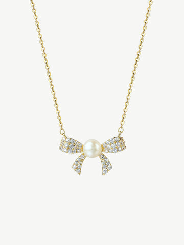 Sweet Bow Necklace