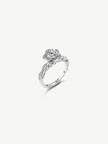 S925 Silver Flower Ring
