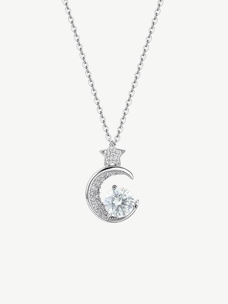 Star and Moon Necklace