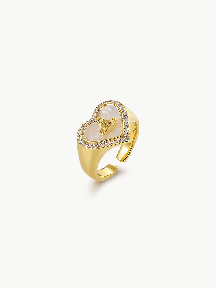 Star Circle Love Ring