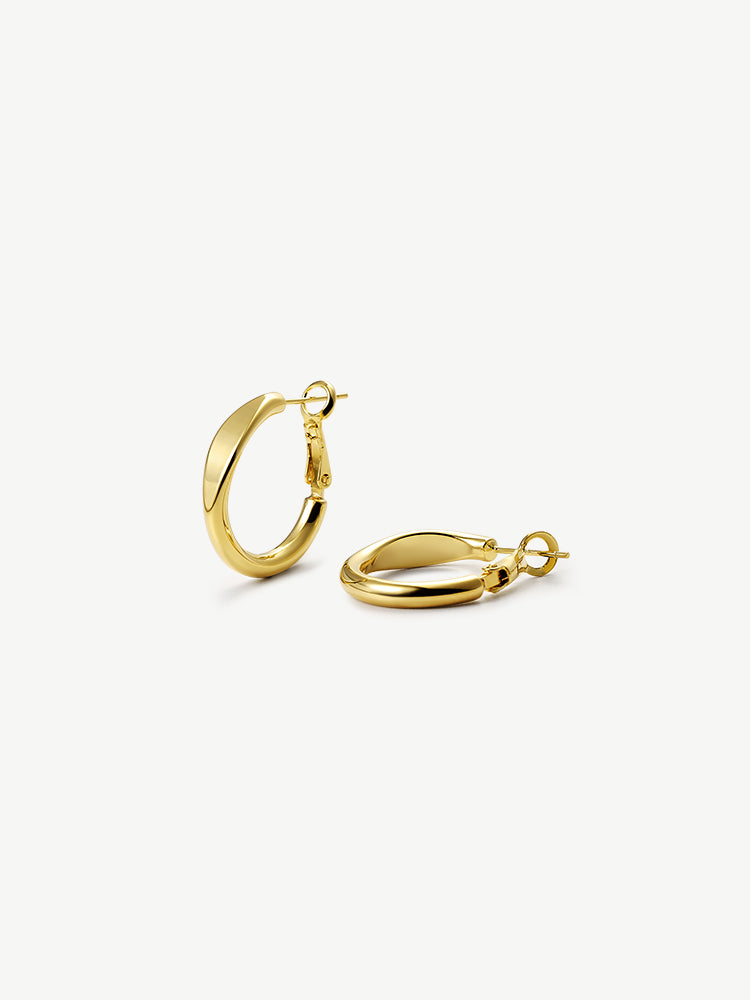 Simple Gold Earrings