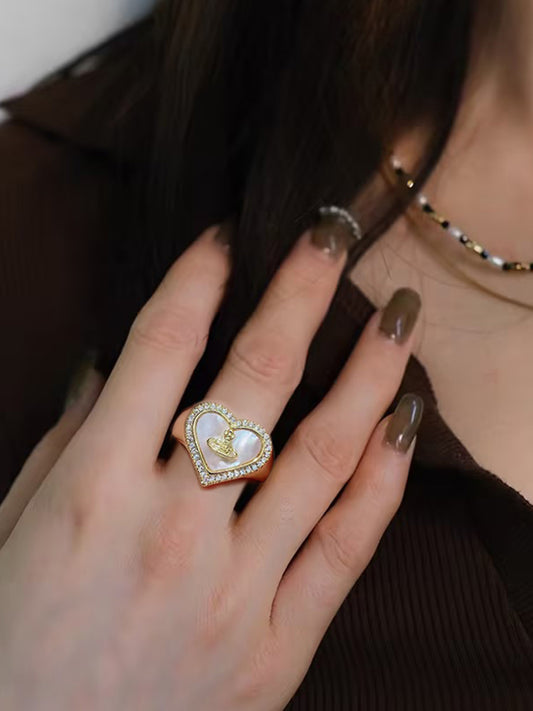 Star Circle Love Ring