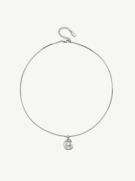 Silver Snake Necklace