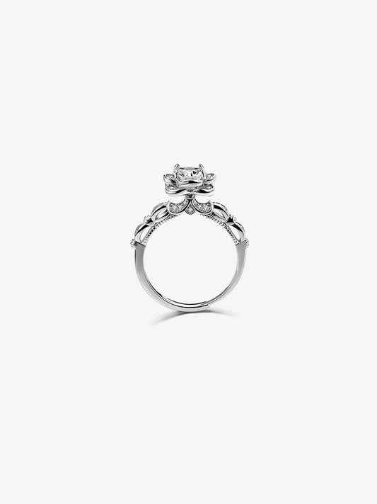 S925 Silver Flower Ring