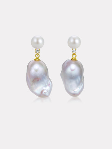 Baroque Pearl Earrings