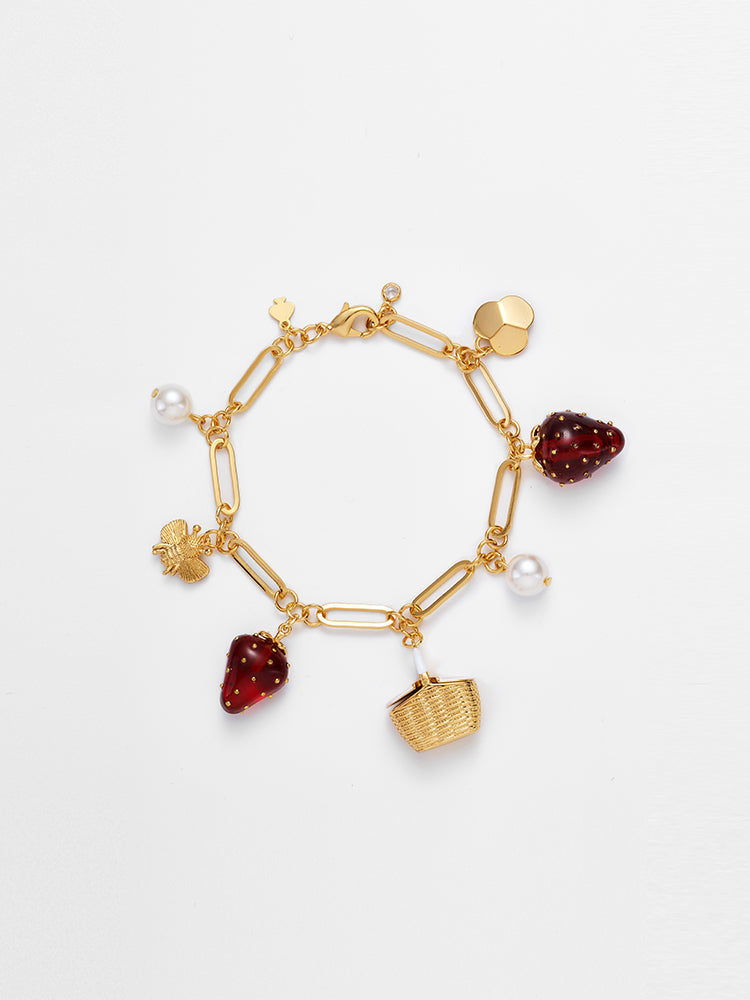 Fine Classic  Chain Charm Bracelet