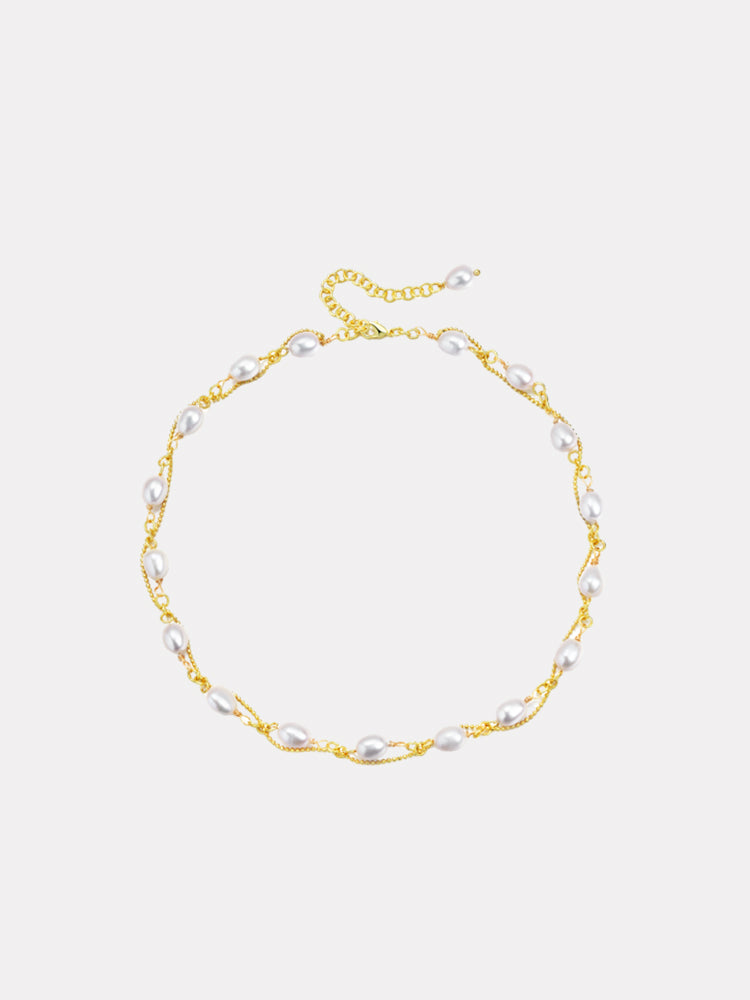 Seed Pearl Beaded Choker