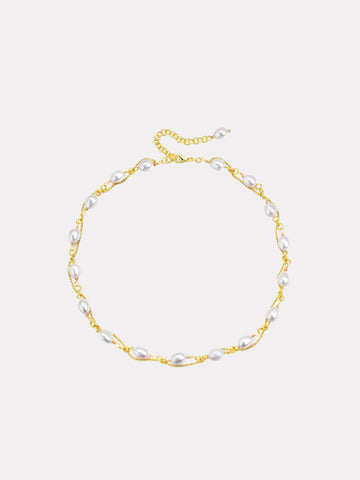 Seed Pearl Beaded Choker