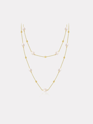Good Vibes Pearl Necklace