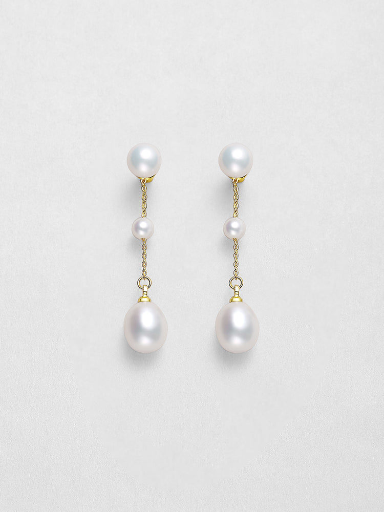 Multi  Pearl Earrings