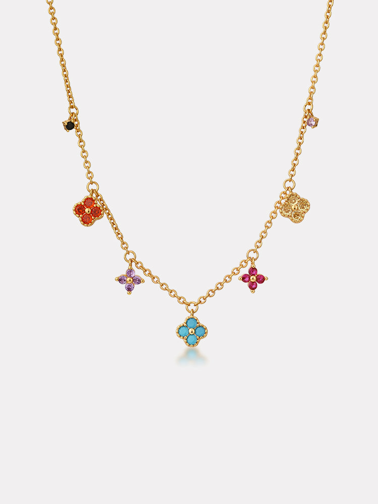 Lucky Clover Charm Necklace