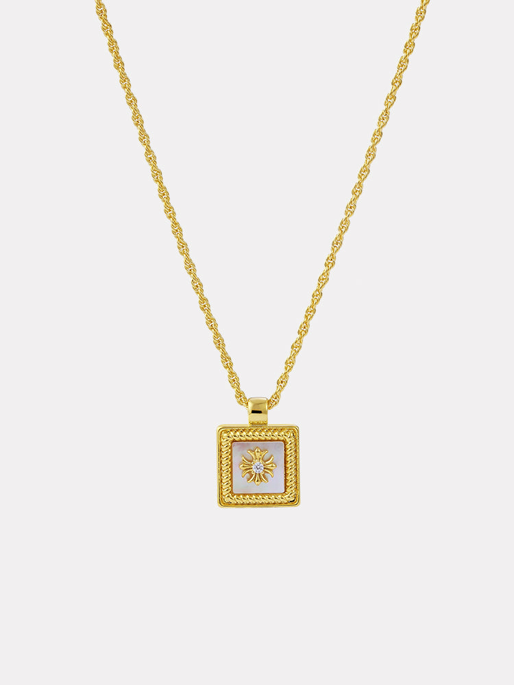 Square Pendant Necklace