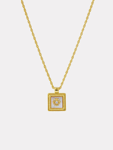 Square Pendant Necklace