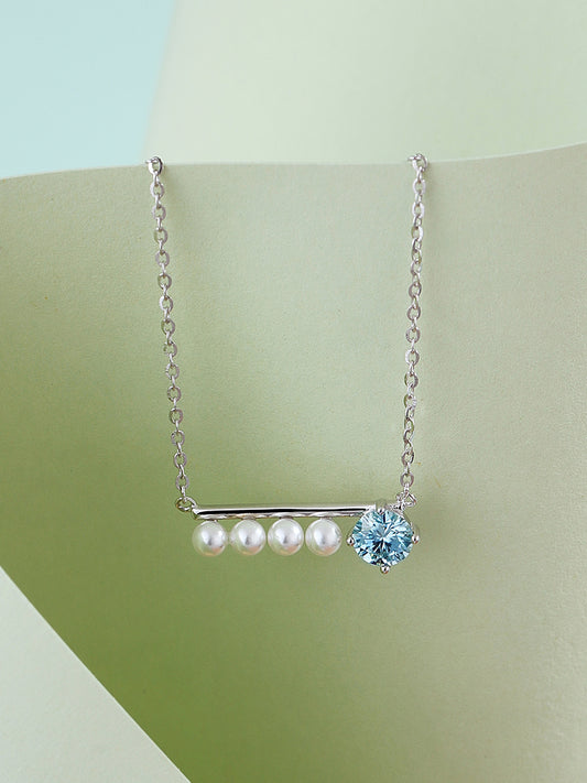 Pearl Bar Necklace