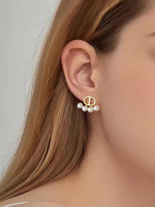 Geometric Beaded Earrings