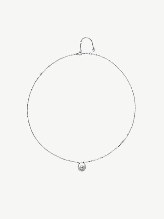 Silver Arc Necklace